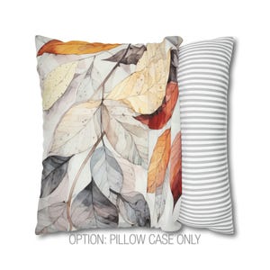Fall Pillow, Throw Pillow Covers, Autumn Leaves Decor, Pillowcase, Fall Pillow Cover, Nature Pillow, Couch Accent Pillow, Thanksgiving Decor image 8