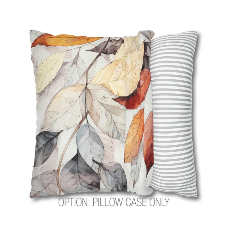 Fall Pillow, Throw Pillow Covers, Autumn Leaves Decor, Pillowcase, Fall Pillow Cover, Nature Pillow, Couch Accent Pillow, Thanksgiving Decor image 8