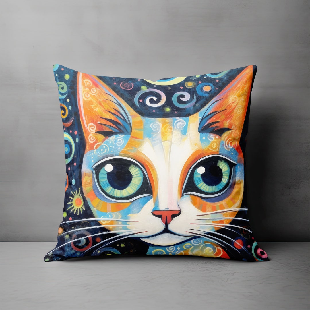 Cat Lover Decorative Pillow - Stylish Home Decor