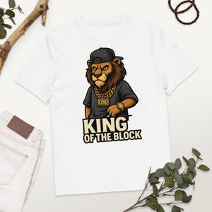 King Of The Block - T-shirt unisex in cotone biologico