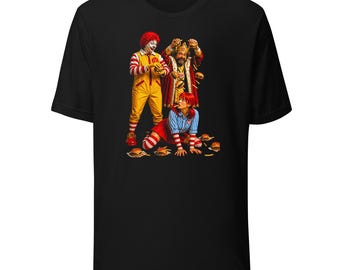 Same Game Different Menu Shirt – Fast Food Parody Graphic Tee