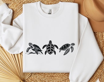 Sea Turtles Sweatshirt, Sea Turtle Sweatshirt, Turtle Lover Gift, Turtle Shirt, Sea Turtle Gifts, Ocean Animal Sweater