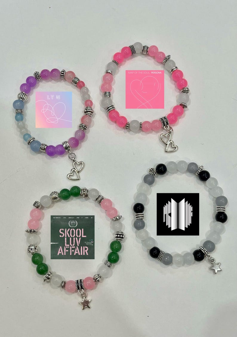 KPOP Album Inspired Bracelets Etsy