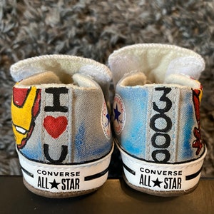 Toddler Custom Converse Low Tops - You Choose The Theme