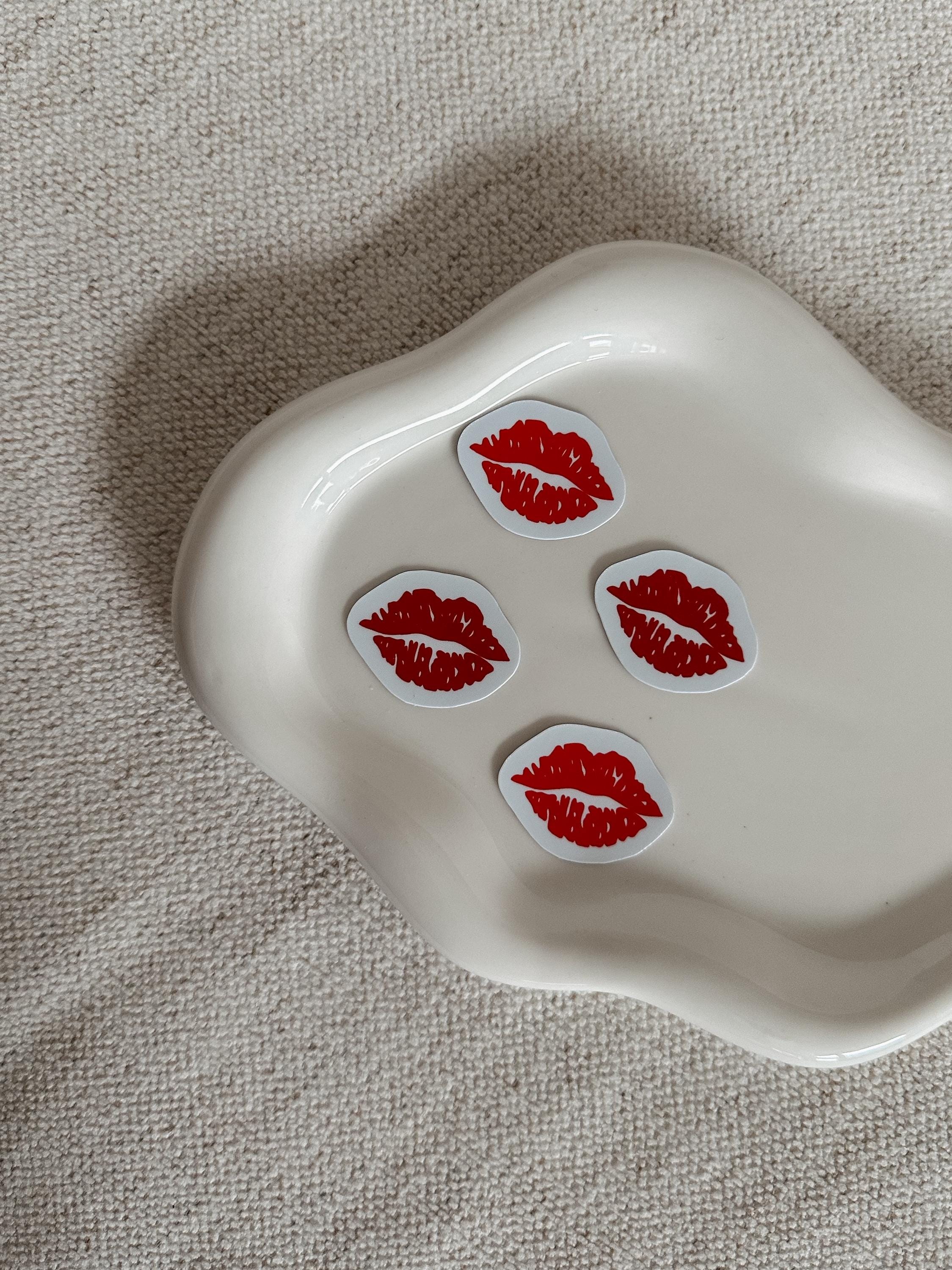 Kiss Mark Sabrina Sticker - Etsy