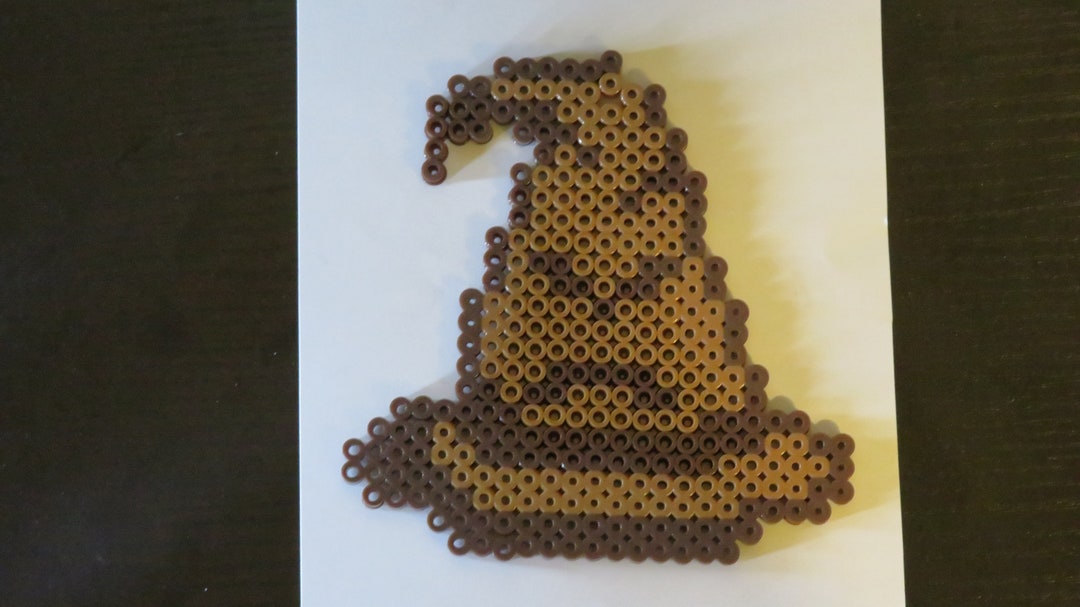 Harry Potter Sorting Hat Perler Beads Etsy