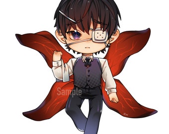 Kaneki Acrylic Charm