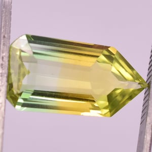 13.15 Ct Bi-Color Parti Sapphire: Fancy Cut Loose Gemstone