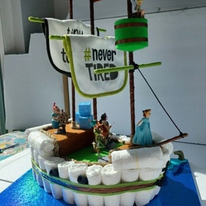 PIRATE SHIP Diaper cake