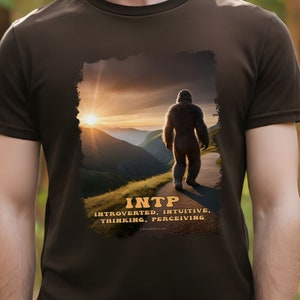 Bigfoot Tee Bigfoot Shirt Bigfoot Gift Bigfoot Present Introvert T-Shirt Bigfoot T-Shirt Funny T-Shirt Gift T Shirt Sasquatch Shirt Gift