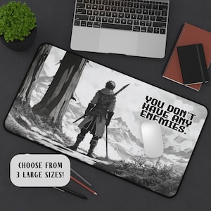 Vinland Saga Anime Deskmat Large Mousepad for Anime Enthusiasts or Gift For Fans of the Series