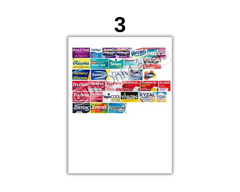 Pocket Pharmacy Labels Printable Pill Case Labels Pill Organizer ...