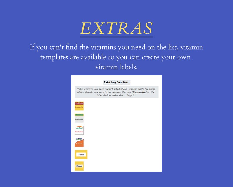 Ultimate Pocket Pharmacy Labels Printable Pill Case Labels Etsy