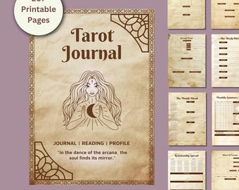 The Ultimate Tarot Journal: Personal & Client Records • Tarot journal for readings, study, reflections, planner And  spreads Client tracker