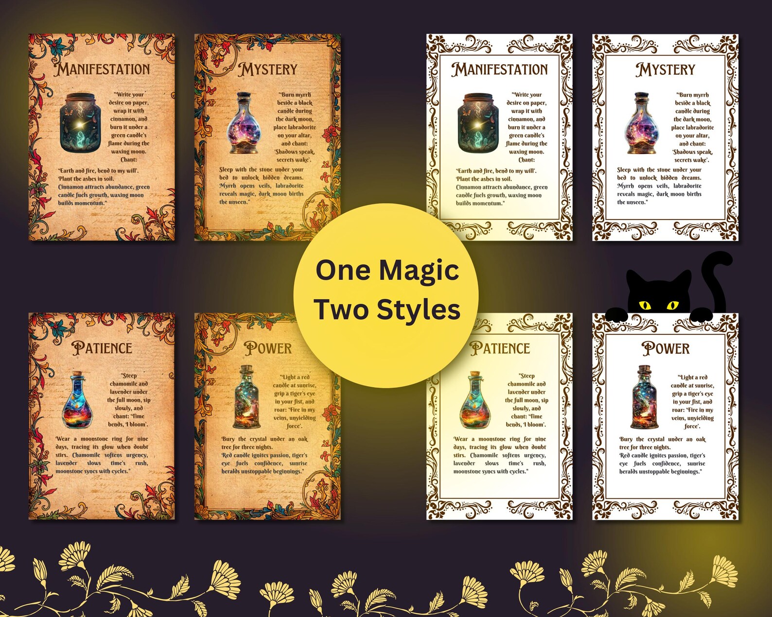 50 Oracle Cards With Spells & Rituals | Self-discovery, Shadow Work ...
