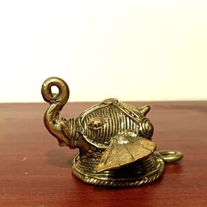 Dhokra Art Vintage Door Pull Elephant Figure Brass Door -  Norway