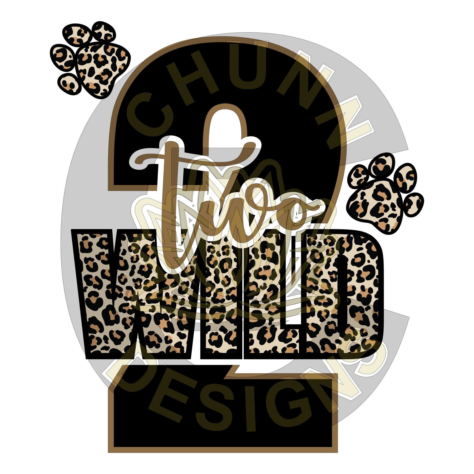Two Wild Lepoard Png Digital Design - Etsy