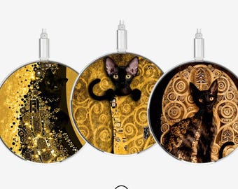 Cargador móvil Gustav Klimt de 15 W con carga inalámbrica y base de carga dorada - Compatible con Qi para Apple iPhone, Google Pixel y Samsung.