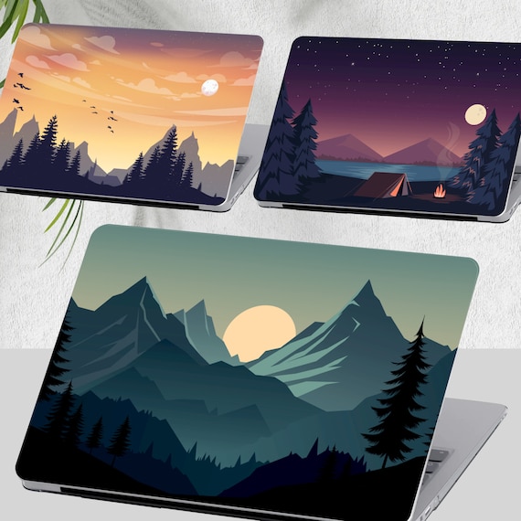 Mountain Mac Book Case Outdoor Laptop Cover Travel Hard Bumper Hiking Print for MacBook M2 M1 Pro Air 13 14 16 Inch Etsy