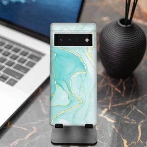 Mobilskal i marmor: Mjukt TPU-gelfodral som passar iPhone 17 Pro Max, 16 Plus, 15, 14, 13, XR, XS och Samsung S25, S24, A56, A55, Pixel 10, 9 bild 10