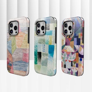 Paul Klee Phone Case Rare TOUGH Cover fit for iPhone 15 Pro Max, 14 Plus, 13, 12, 11, XR, XS & Samsung S23, S22, A54, A53, Pixel 8, 7