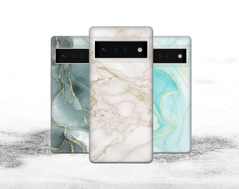 Stone Phone Case Marble Cover for Google Pixel 8, 8Pro, 7A, 7Pro, 6A, iPhone 15, 14, 13, Samsung Galaxy S23, S22, A54