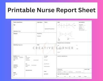 Krankenschwester Report Sheet Report Sheet Krankenschwester Krankenschwester Report Sheet Medsurg Nurse Report Sheet Template