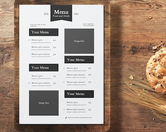 Food Menu PSD Template