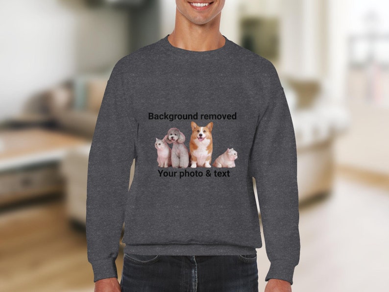 personalized sweatshirt photo and text, custom sweatshirt, custom gift, gift for her, Birthday Gift, Anniversary Gift, Wedding Gift image 10