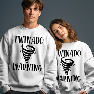 twinado warning T-shirt, Twinado Shirt, Twinado Warning Tee, Twin Gift, Twins Shirts, Cute Twin Shirts, Funny Twin Shirt sweatshirt hoodie