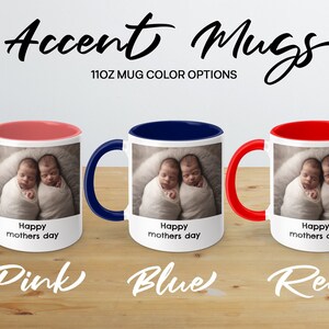 personalized mug with photo and text, custom mug with photo, custom coffee mug, custom picture mug, custom text mug