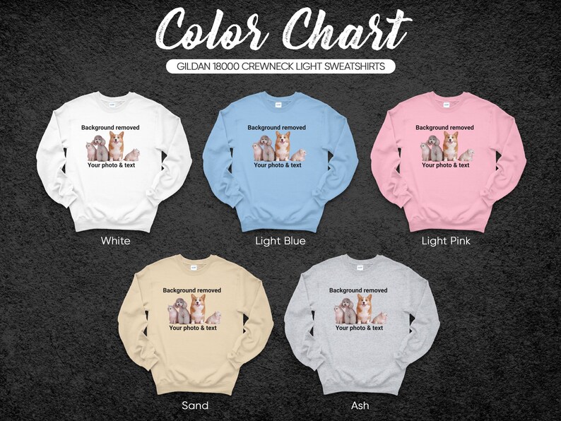 personalized sweatshirt photo and text, custom sweatshirt, custom gift, gift for her, Birthday Gift, Anniversary Gift, Wedding Gift image 8