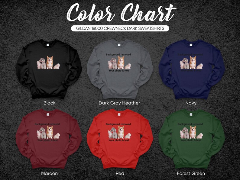 personalized sweatshirt photo and text, custom sweatshirt, custom gift, gift for her, Birthday Gift, Anniversary Gift, Wedding Gift image 7