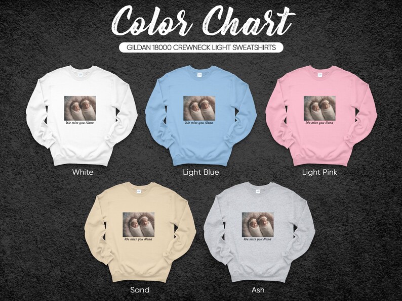 personalized sweatshirt photo and text, custom sweatshirt, custom gift, gift for her, Birthday Gift, Anniversary Gift, Wedding Gift image 3