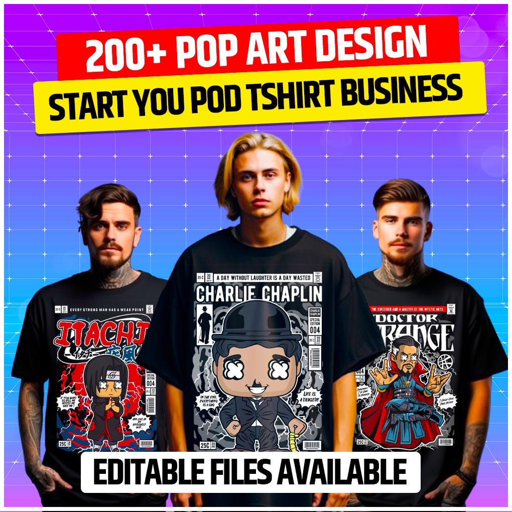 Pop Art T Shirt - Etsy