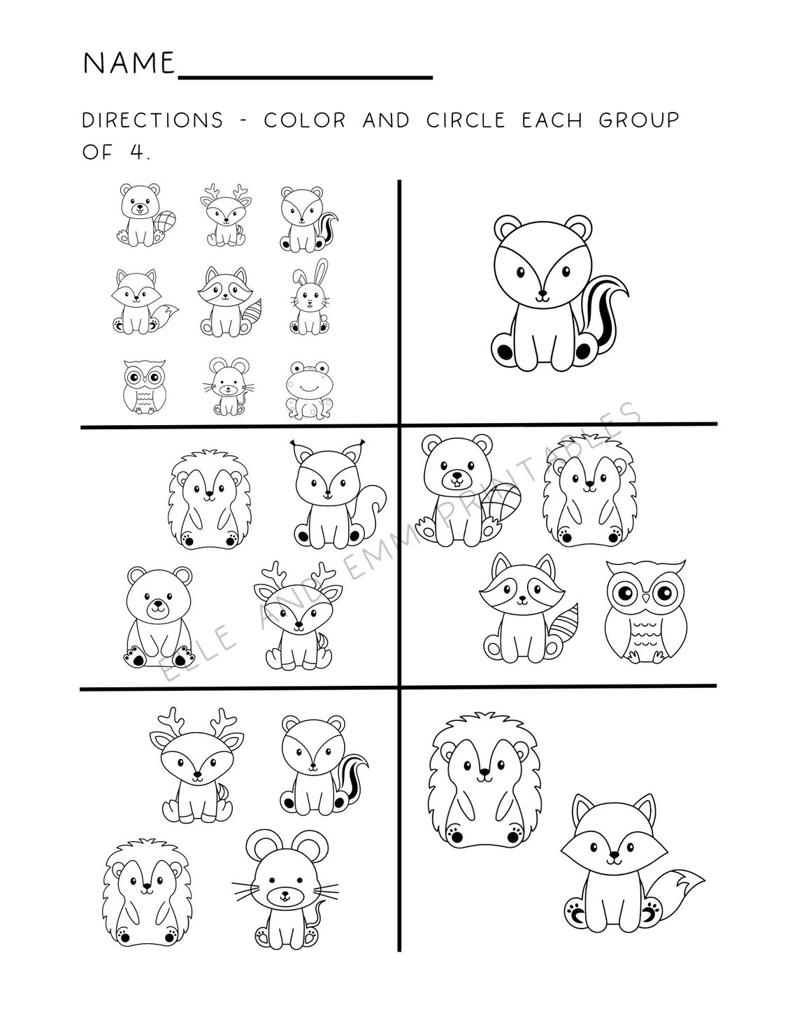 Preschool math worksheets number worksheets 24 pages math etsy