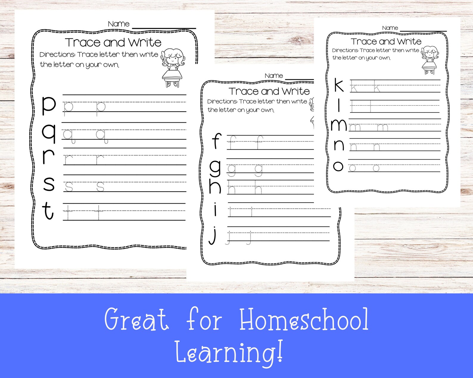 ABC Practice Worksheets Letter Recognition Handwriting Practice ...