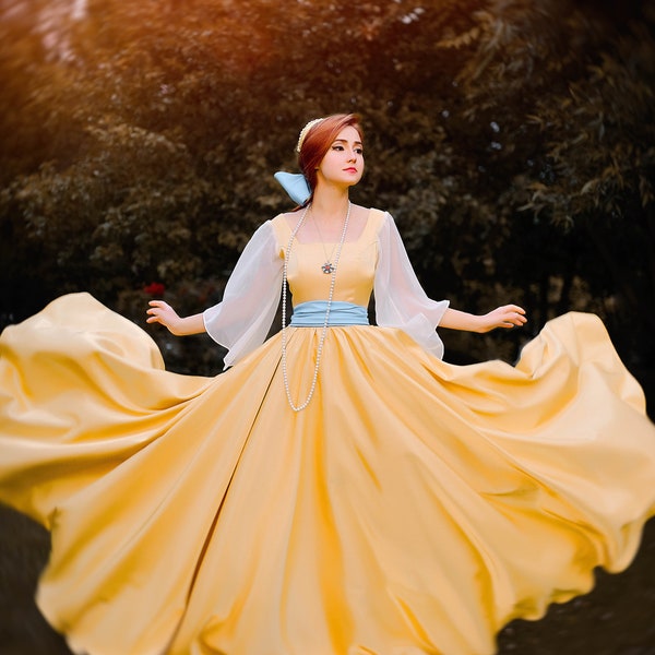 Anastasia Dress | Anastasia Yellow Dress