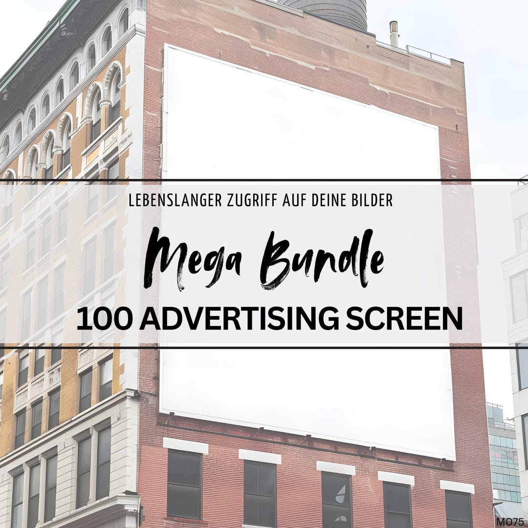 MEGA BUNDLE 100 Advertising Screen Mockups Advertising Banner Business ...