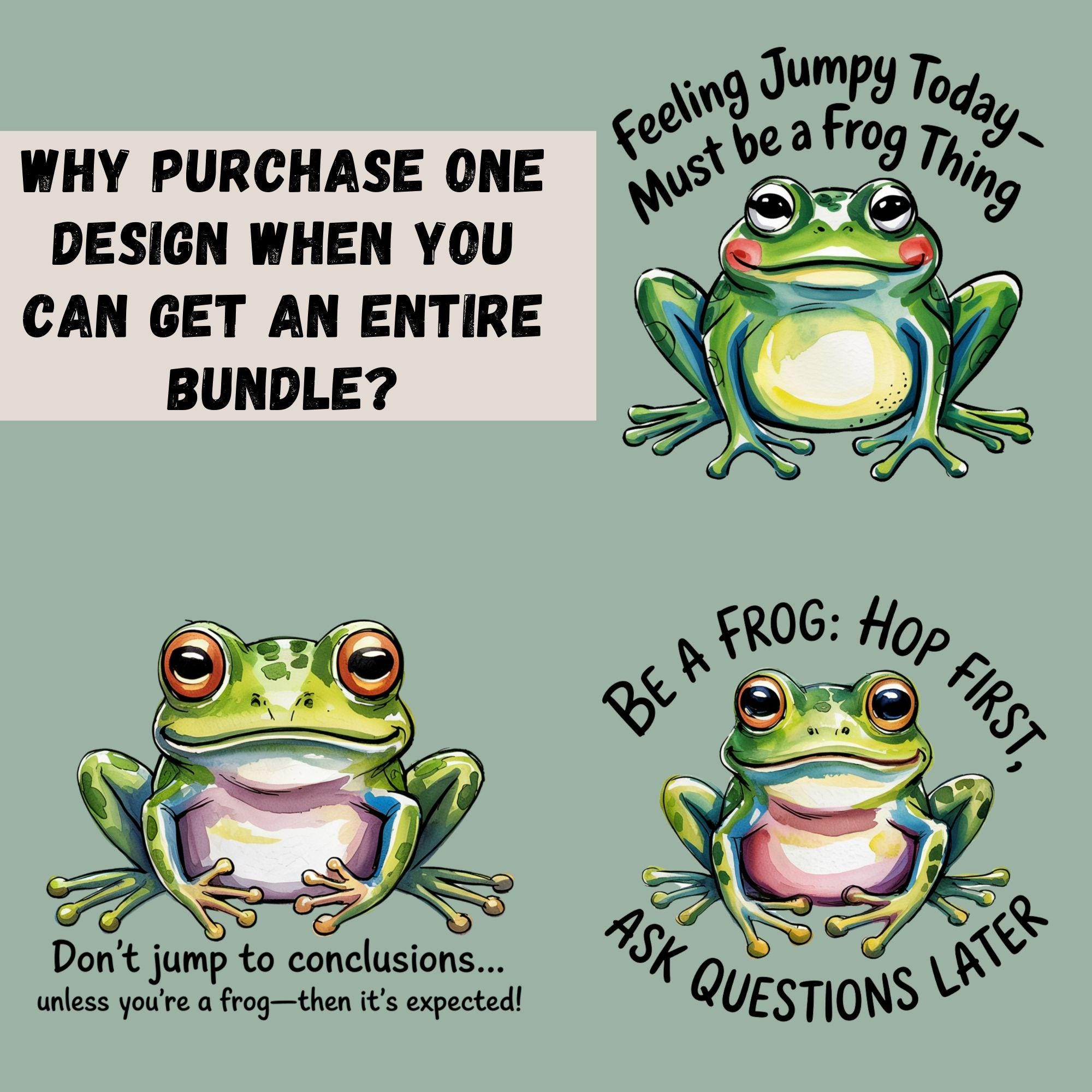 Funny Frog Quotes Clipart Bundle digital Downloads Etsy funny-frog-quotes-clipart-bundle-digital-downloads-etsy