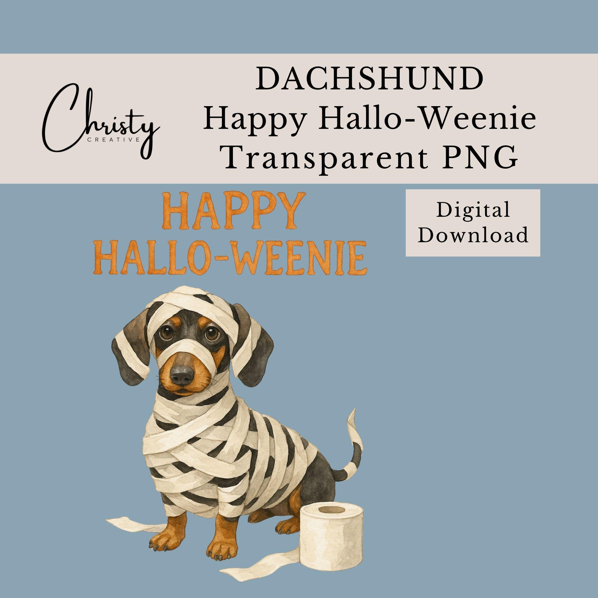 ダックスフンド ハロウィン PNG、ハッピー ハロウィーン、ママ犬