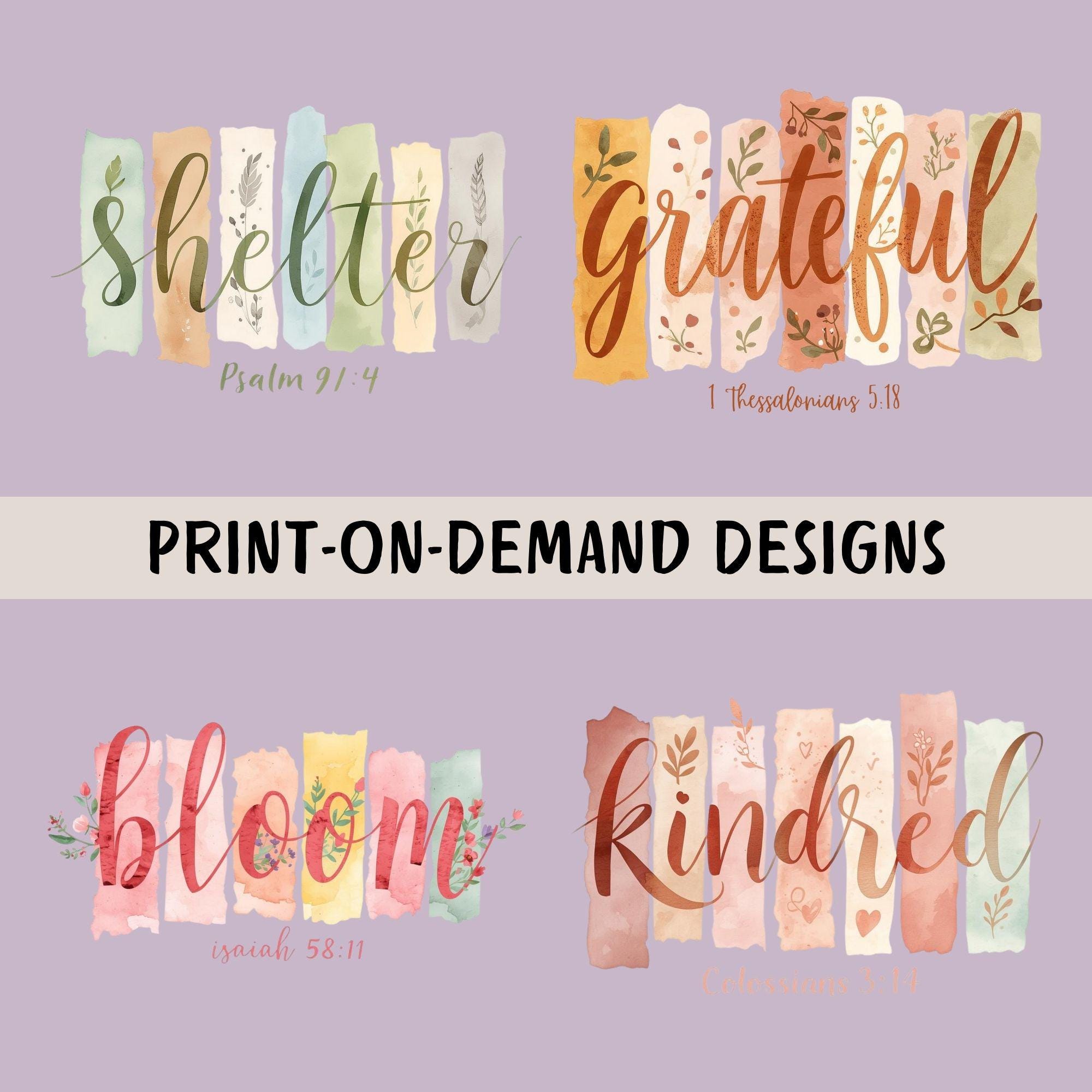 Scriptures Watercolour Watercolor Christian Verses Clipart Bundle (digital Download) - Etsy