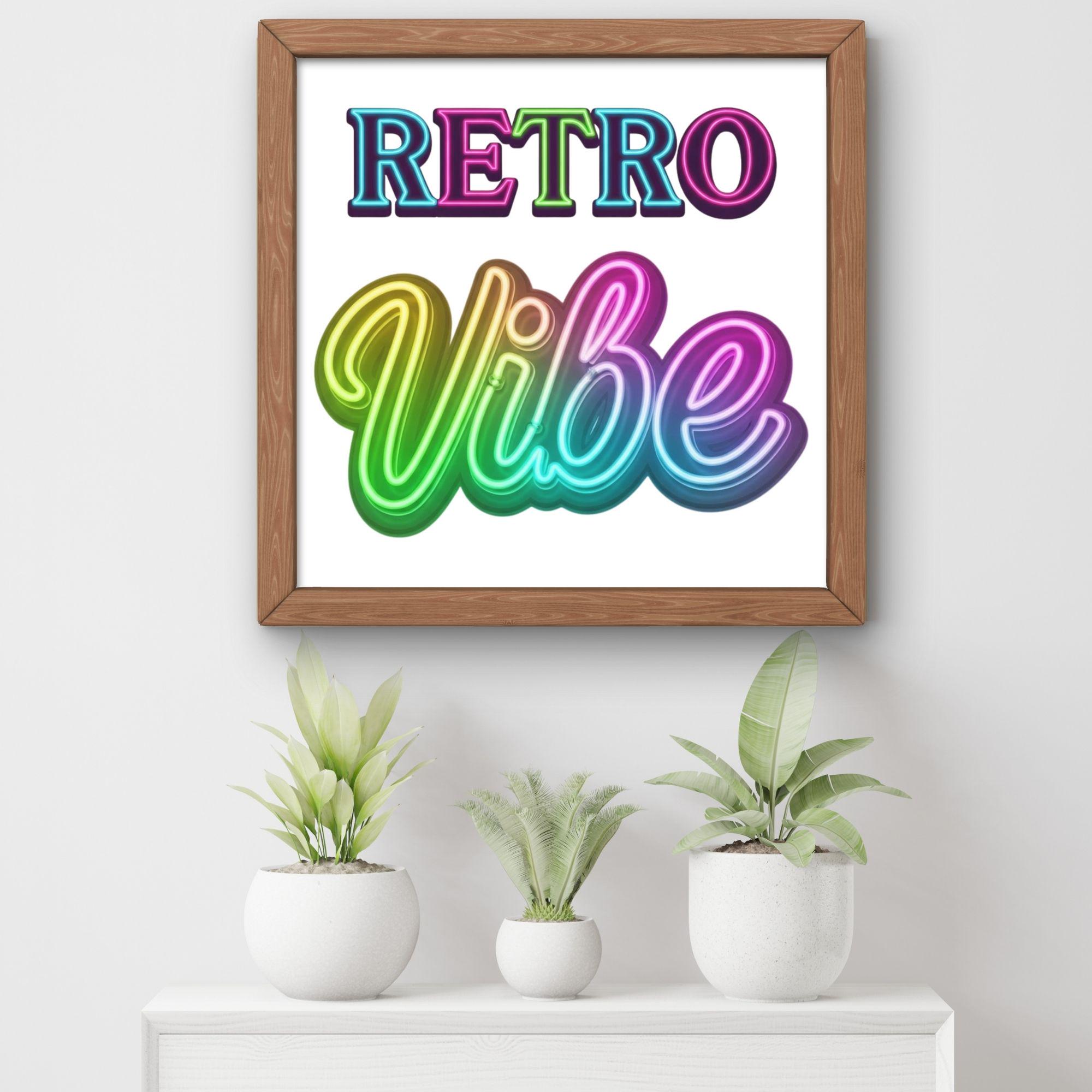 Neon Retro Clipart Bundle, 12 Vintage Neon Designs, Card Making ...