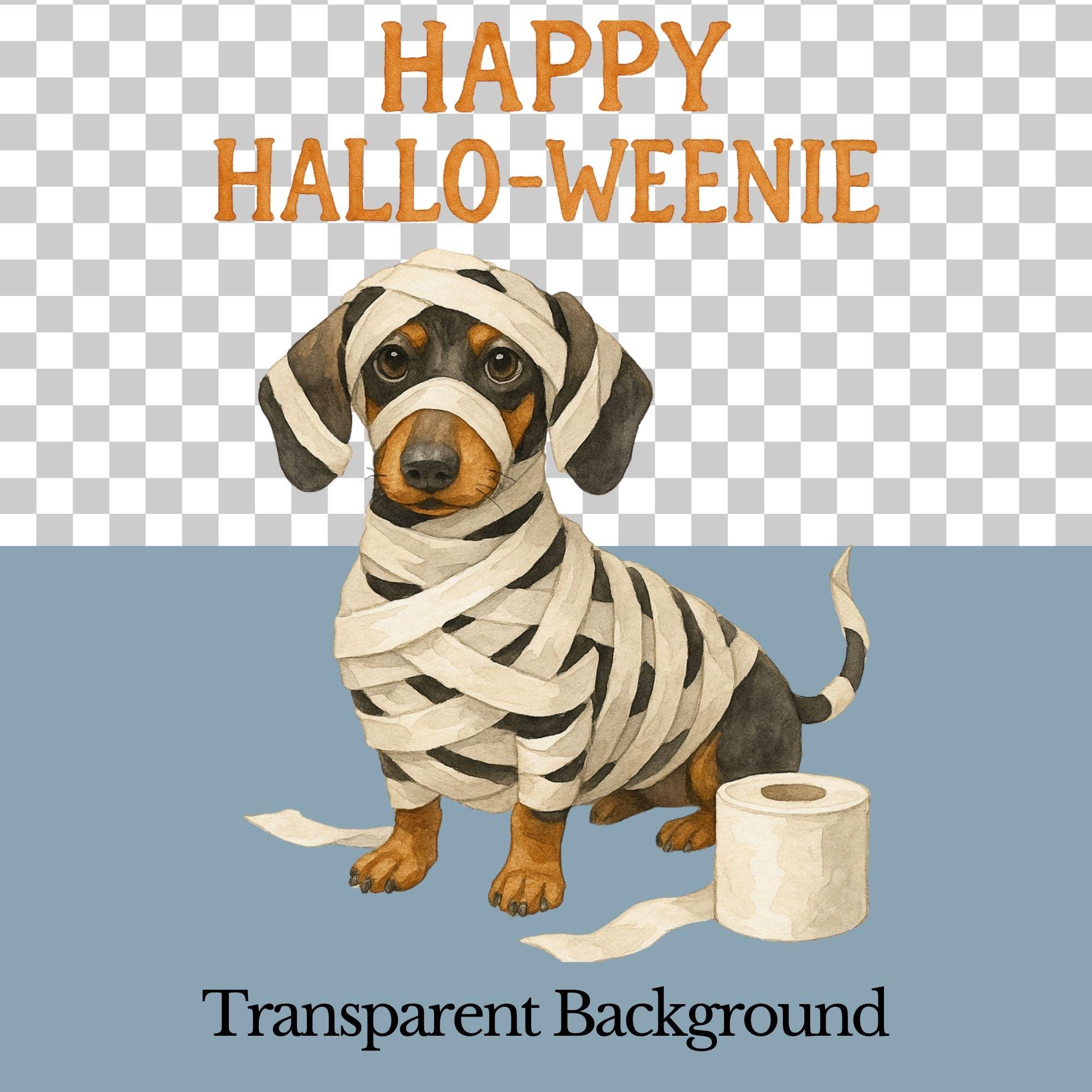 ダックスフンド ハロウィン PNG、ハッピー ハロウィーン、ママ犬