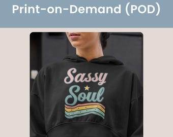 Freche Soul-Shirt-Design, freche Retro-Shirt-Grafik, Retro-Sublimation, freche Haltung, POD, kommerzielle Nutzung, hohe Qualität, transparentes PNG