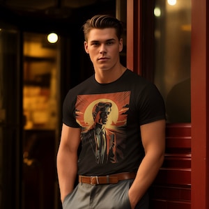 Retro Businessman Tshirt, Retro t-shirt