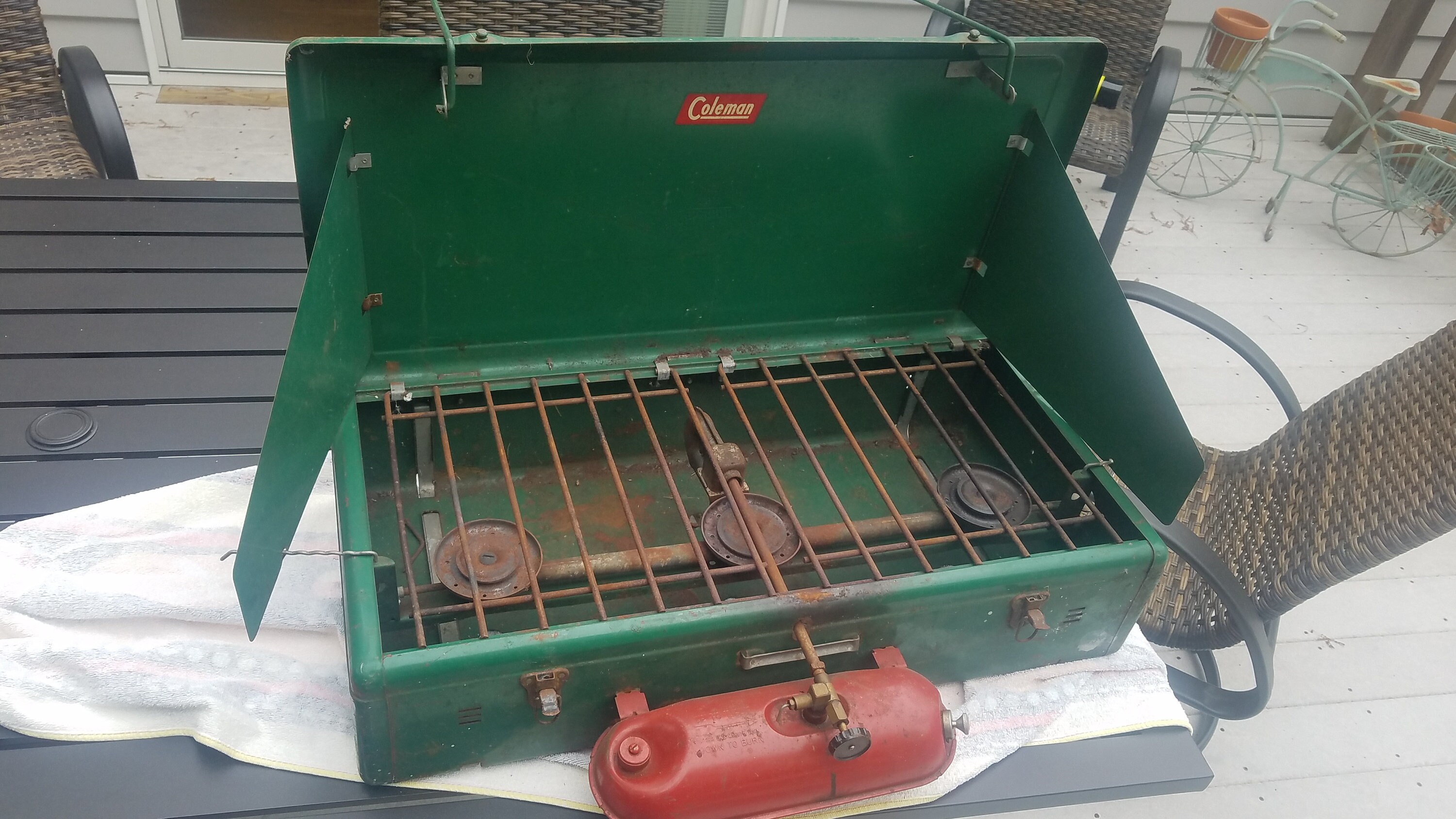 Vintage Coleman 3 Burner Stove Etsy