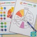 Color Mixing Worksheet Primary and Secondary Color, Printable Preschool ...