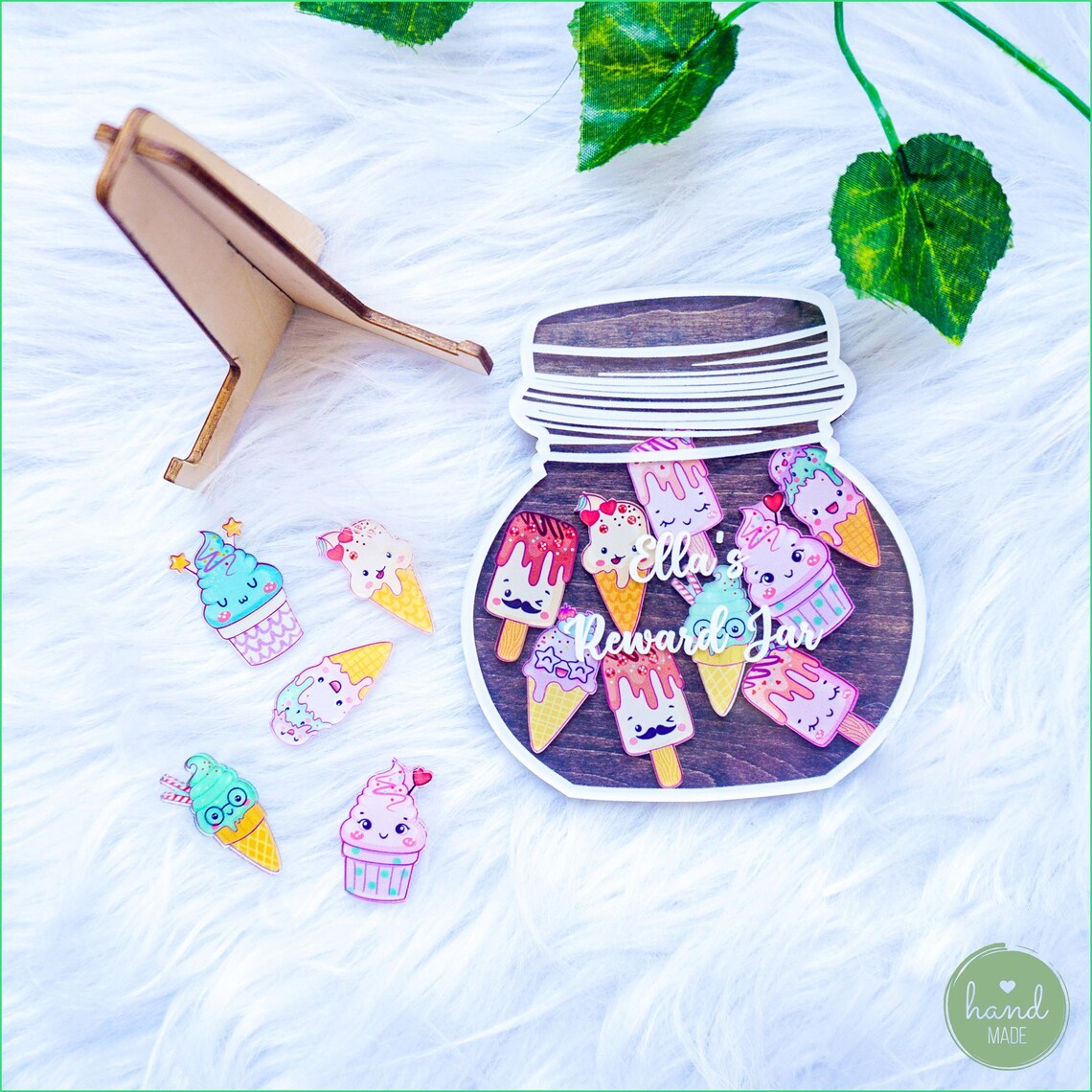 Personalized Ice Cream Reward Jar: Kids' Chore & Behavior Tracker - Etsy