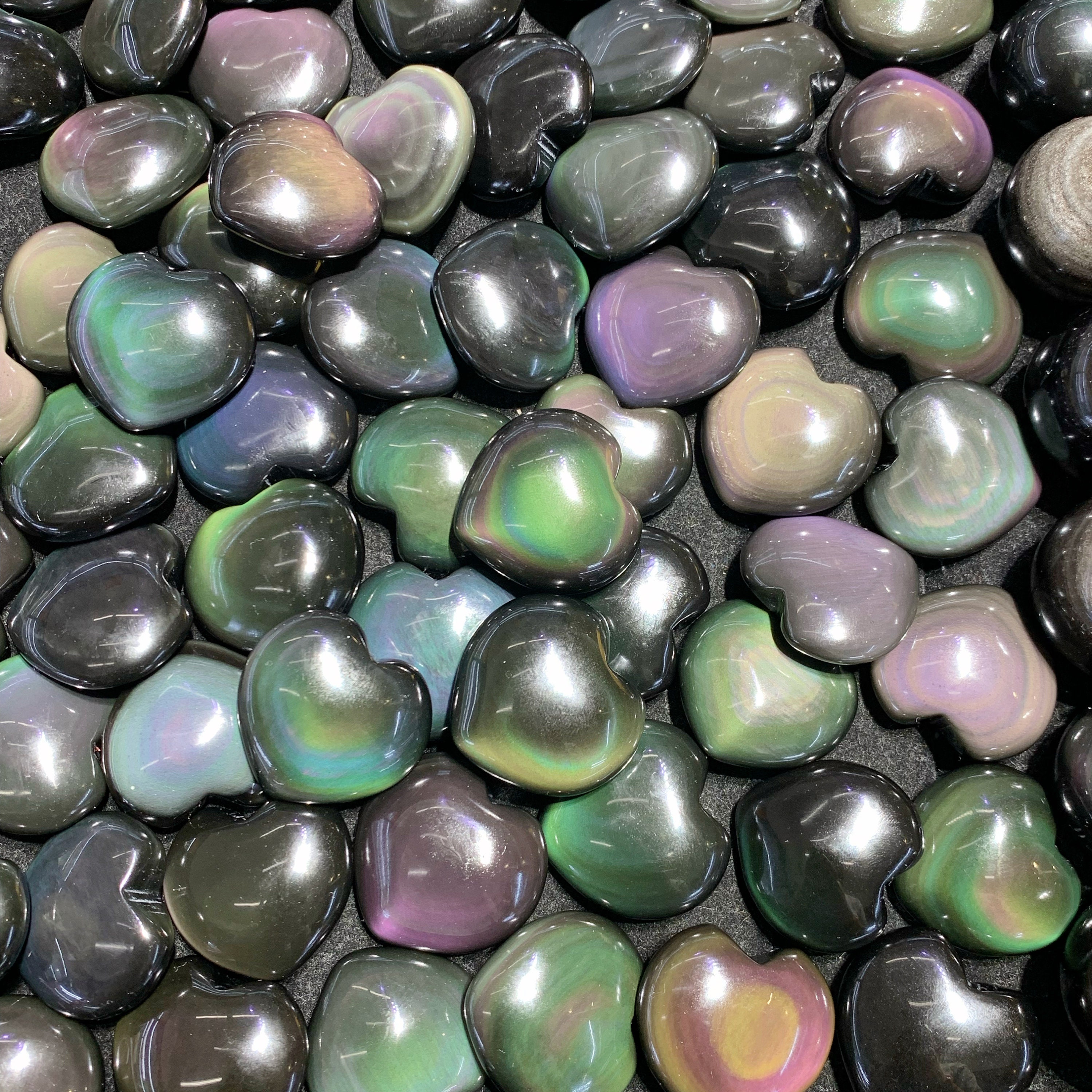 Collana Con Ossidiana Ed Ematite - La Pietra Della Protezione - Gio - Foto 3